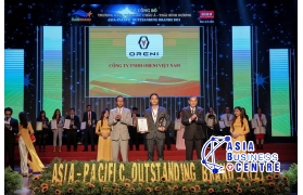 Oreni nhận giải thưởng Top 10 Thương hiệu tiêu biểu Châu Á - Thái Bình Dương 2021